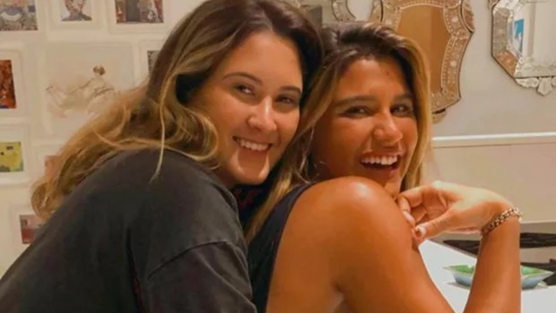 Giulia Costa abre o jogo sobre boatos de namoro com filha de Fátima Bernardes