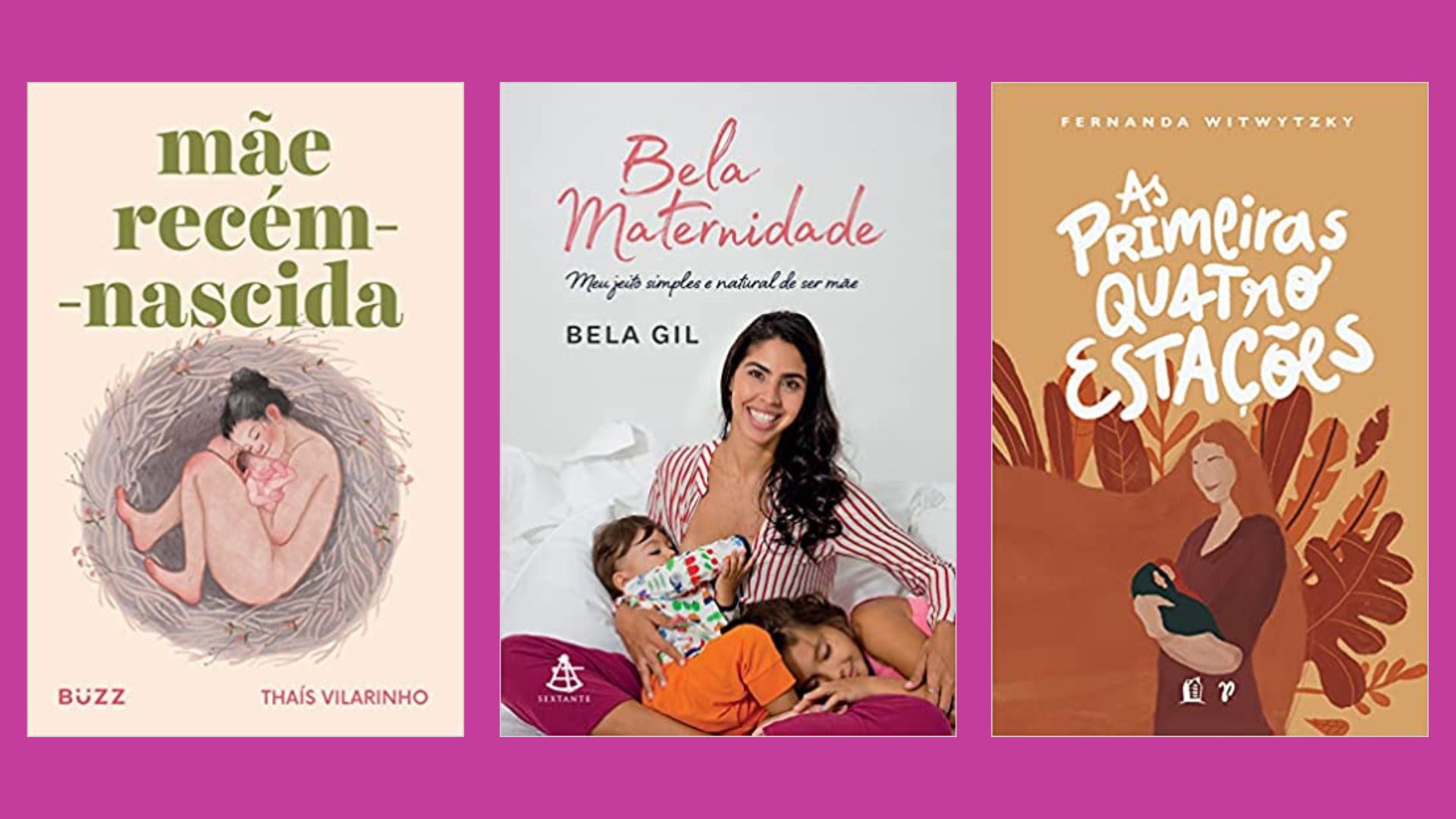 Influenciadora de maternidade Simony Braga destaca 5 livros para mães de primeira viagem