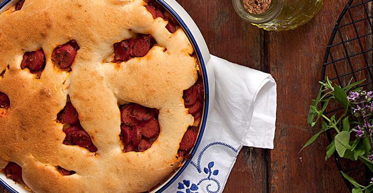 Torta de iogurte e salsicha: irresistível!