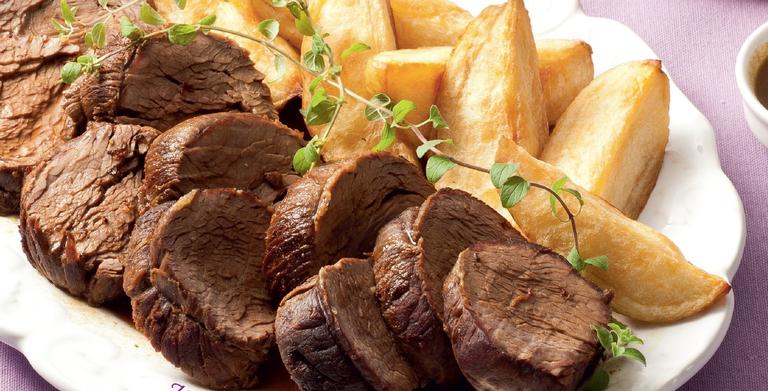 Dupla infalível: carne com batata