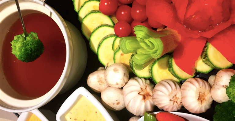 De dar água na boca: fondue vegetariano