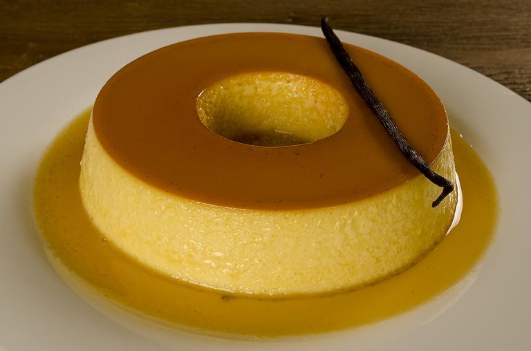 Pudim de baunilha
