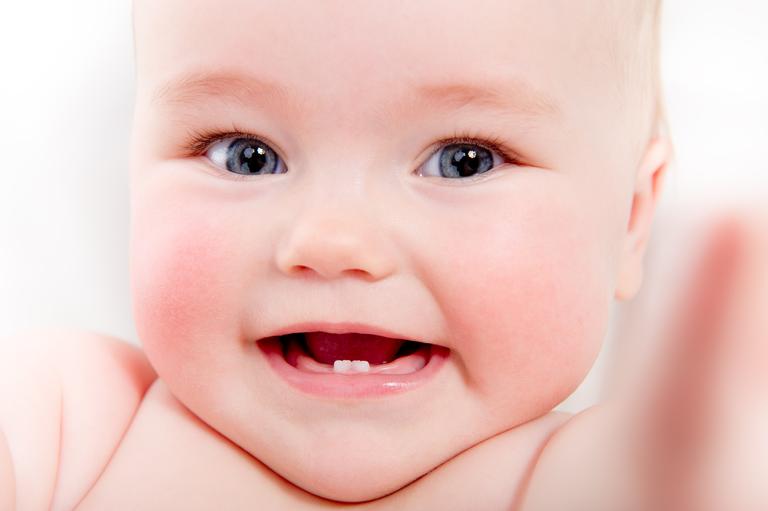 Bebê sem dor de dente