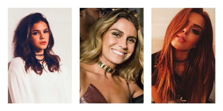 Famosas apostam na gargantilha do momento