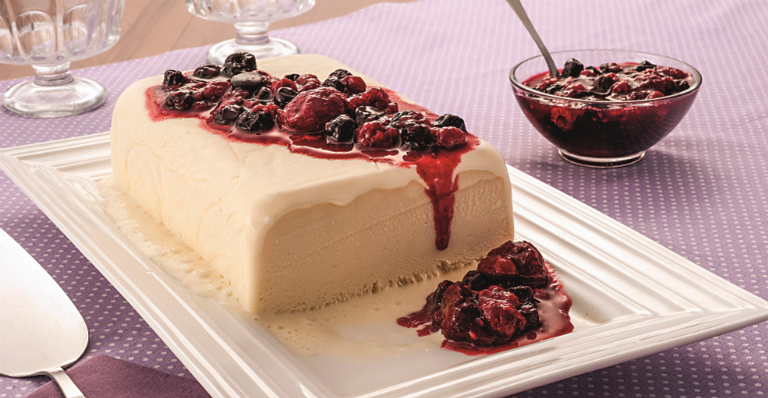 Receita: Cassata com frutas vermelhas