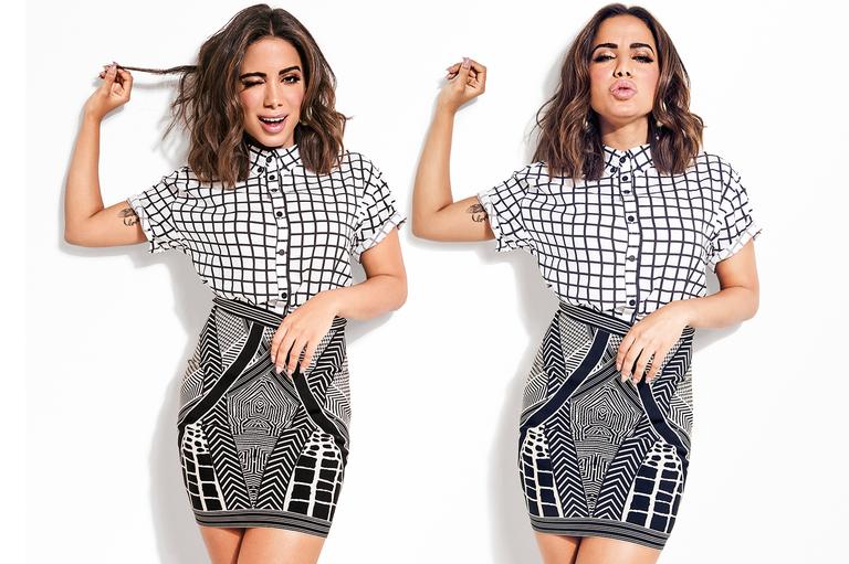 Anitta agita os bastidores de ensaio fotográfico