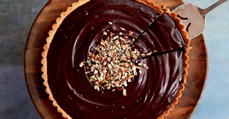 Receita do dia: Torta de chocolate, café e noz-pecã