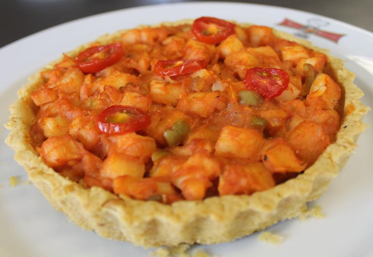 Torta funcional de palmito