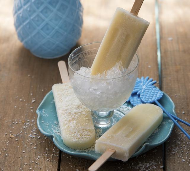 Picolé de Piña Colada