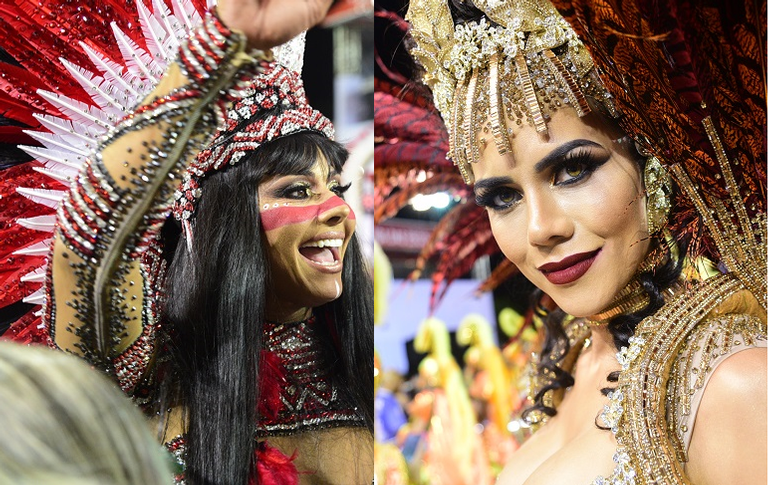 Os melhores looks da primeira noite de Carnaval