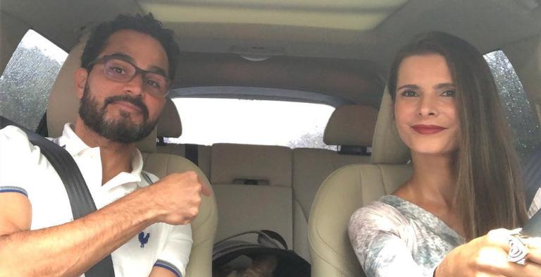 Em foto, Luciano Camargo surpreende por estar magro, mas afirma que ”dá risadas” de comentários