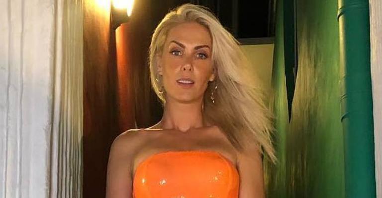 Neon em alta! Inspire-se no look laranja cítrico usado por Ana Hickmann