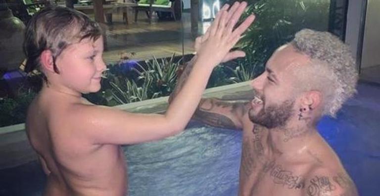 Neymar Jr. se declara para o filho após Davi Lucca descobrir que ganhará um irmãozinho