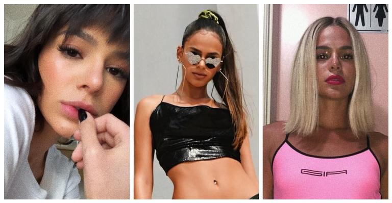 Do castanho ao loiro! Confira 8 vezes que Bruna Marquezine ousou no penteado e arrasou