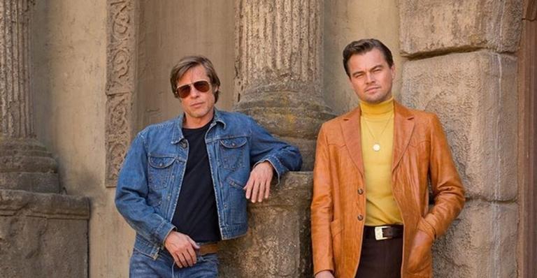 Brad Pitt e Leonardo Dicaprio aparecem lado a lado em pôster de novo filme de Quentin Tarantino