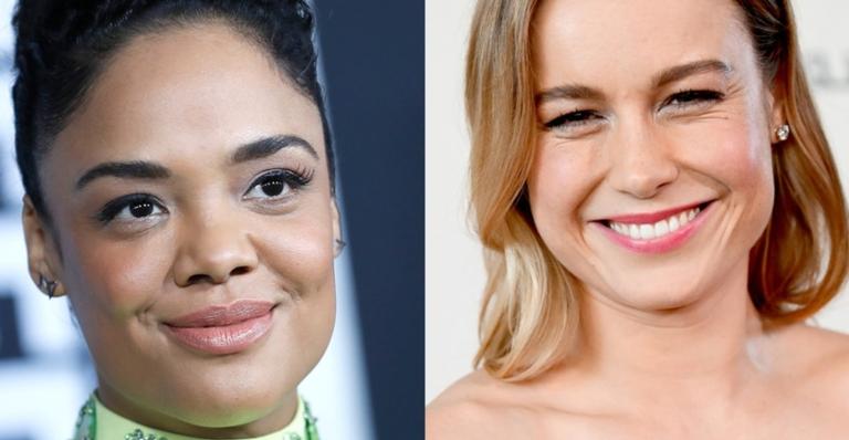 Brie Larson e Tessa Thompson aprovam ‘ship’ entre Capitã Marvel e Valkyrie: ”Somos fofas”