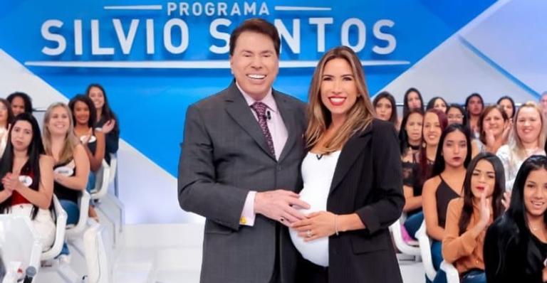 Silvio Santos aparece emocionado ao segurar o neto caçula, Senor