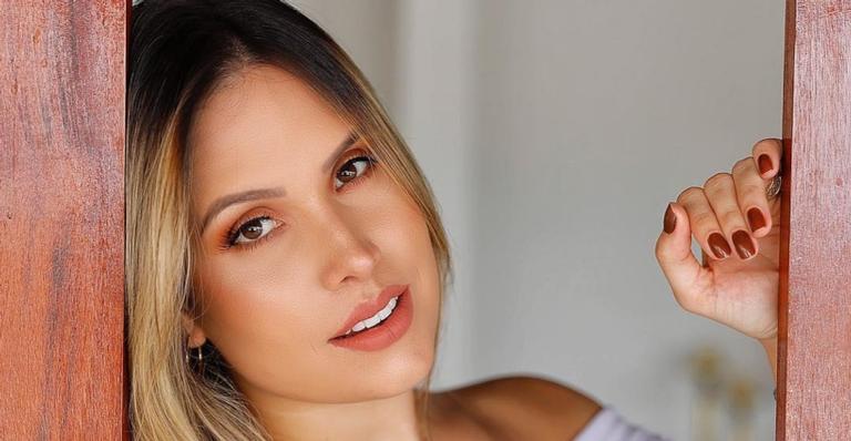 Thyane Dantas afirma ter visto anjo em show de Wesley Safadão; veja imagem