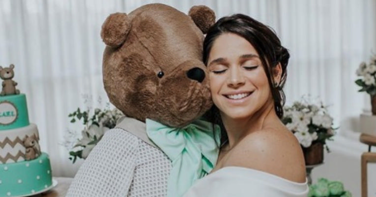 Sabrina Petraglia dá à luz a seu filho, Gael, antes do previsto