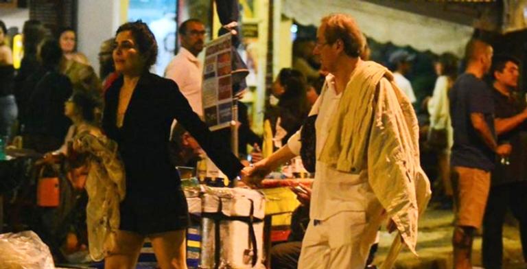 Letícia Sabatella e Daniel Dantas são flagrados em clima íntimo no Rio de Janeiro 