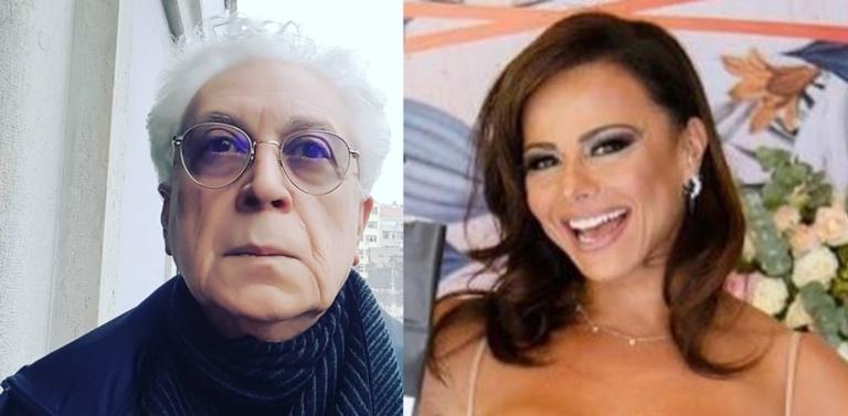 Aguinaldo Silva se derrete por Viviane Araújo em foto: ”Par perfeito”