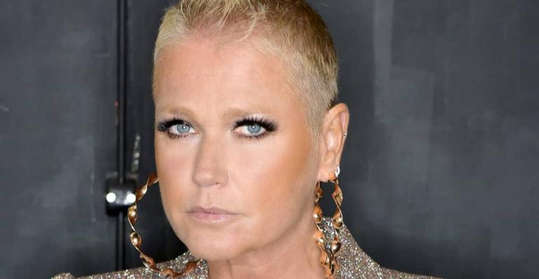 Xuxa se diverte com filtro do Snapchat e acha semelhança com Brad Pitt; Compare!
