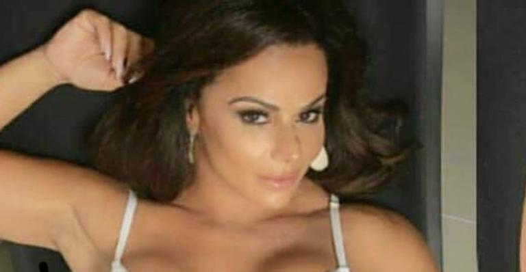 Ao lado de Hulk, Viviane Araújo posa com barriga trincada e coxas de fora em parque
