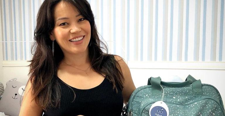 Geovanna Tominaga deixa fãs ‘babando’ com foto inusitada do filho: ”Baby-japa-louro-boy”