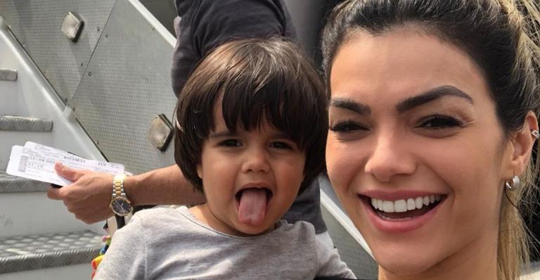 Kelly Key abre o jogo sobre o filho de 2 anos: ”Pintou as unhas porque ele quis”