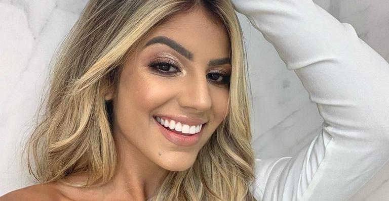 Ex-BBB Hariany Almeida opta por look de gala para São João e divide opiniões na web