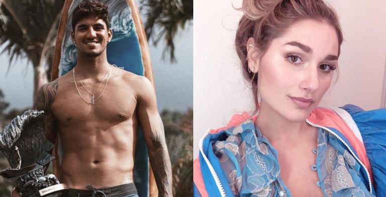 Após término de namoro, Gabriel Medina segue Sasha nas redes e fãs sugerem romance