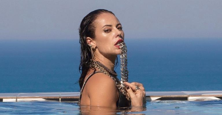 Ela ataca novamente! Paolla Oliveira surge vestida de onça e quebra perfil de Vivi Guedes