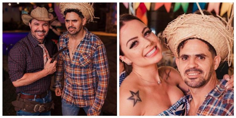 Victória Villarim surge deslumbrante em festa de Eduardo Costa e ganha declaração do irmão do cantor