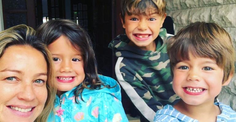 Após chorar por Pedro Scooby, Luana Piovani surge mais calma e dispara: ”Quem educa sou eu”