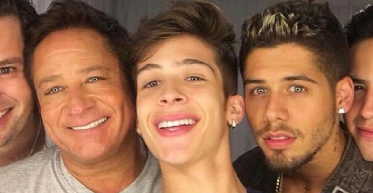 Filho gato de Leonardo é confundido com Neymar Jr. em clique: ”Achei que fosse”