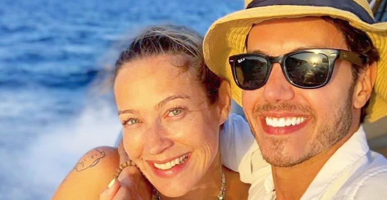 Sem roupa, Luana Piovani surge dançando ao lado de patinador em hotel de Ibiza