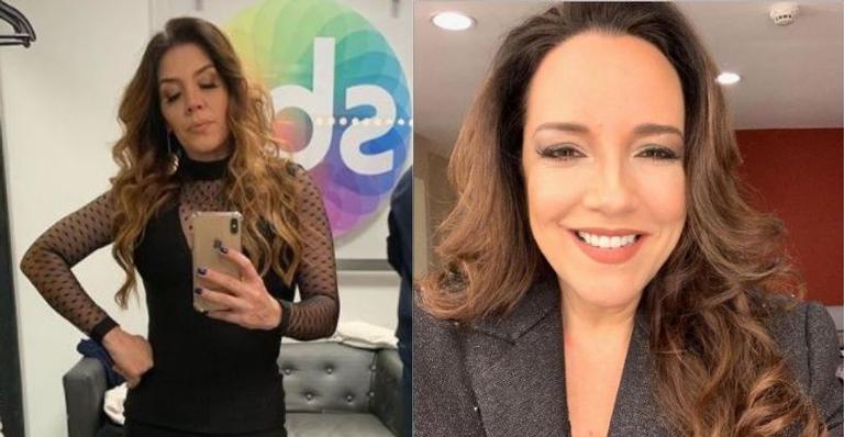 Pegou! Ana Carolina e Simony protagonizam beijo em camarim de show