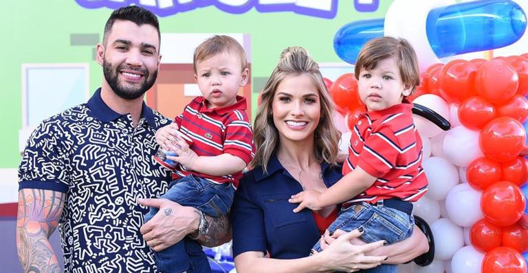 Gusttavo Lima não admite que filhos trabalhem por contratos milionários: ”Tadinhos”