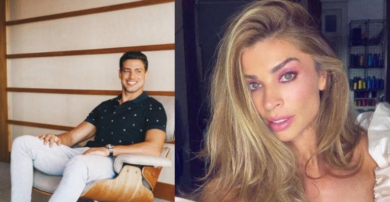 Cauã Reymond recebe comentário da ex, Grazi Massafera, em clique só de toalha