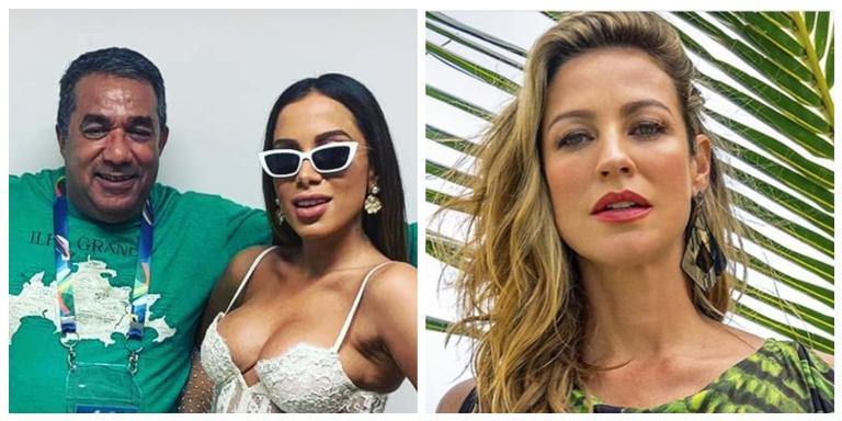Pai de Anitta se irrita em live ao ser questionado sobre Piovani: ”Nunca comi ela, quem comia era o Scooby”
