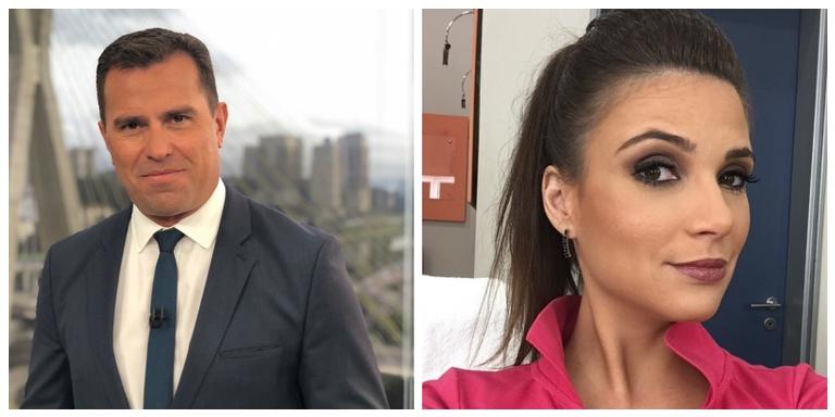 Rodrigo Bocardi para programa ao vivo para criticar roupa de colega: ”Parece um marronzinho da CET”
