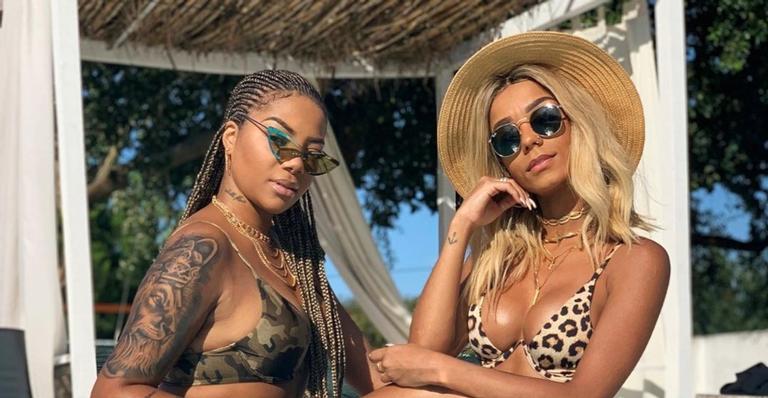 Sem querer, Ludmilla deixa à mostra tatuagem feita para a namorada, Brunna Gonçalves