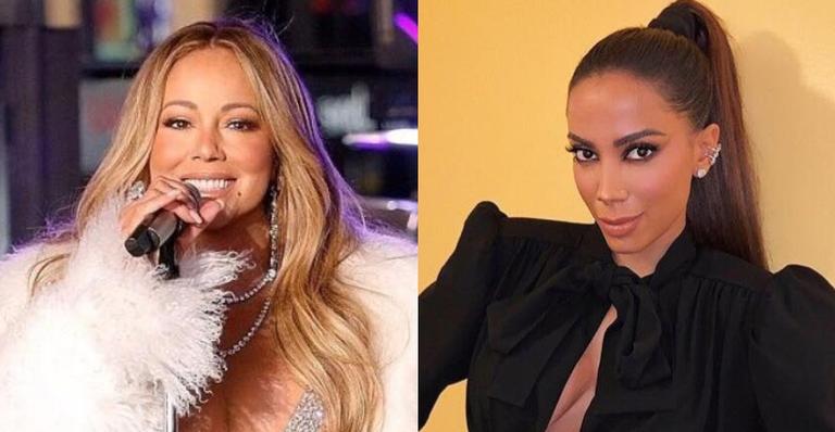 Mariah Carey segue Anitta em rede social e brasileira faz publicação emocionante: ”Minha inspiração sabe quem eu sou”