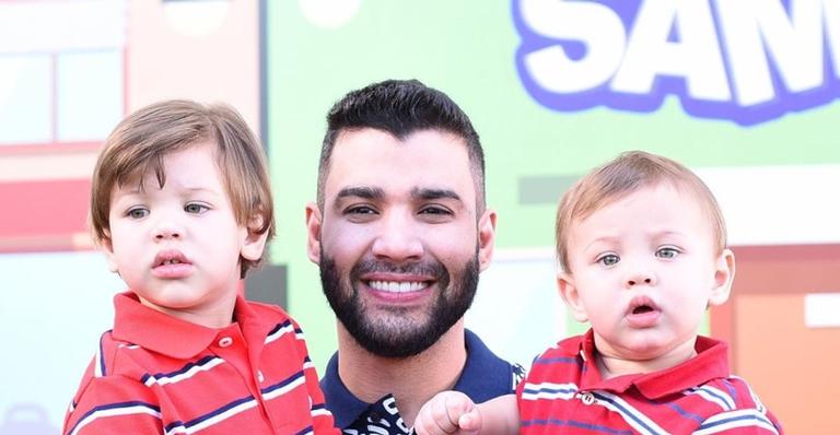 Papai orgulhoso! Gusttavo Lima se derrete ao ver filho cantar sua música