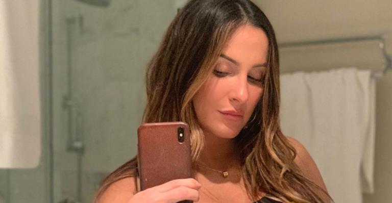 Claudia Leitte compartilha momento íntimo com filha recém-nascida e cabelo da bebê choca internautas
