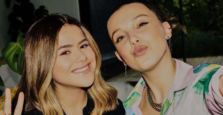 Outro nível! Maisa entrevista atriz da série americana ‘Stranger Things’ em Londres