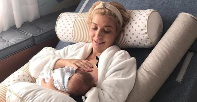Luiza Possi celebra dois meses de vida do filho, Lucca: ”Foi capaz de mudar minha vida”