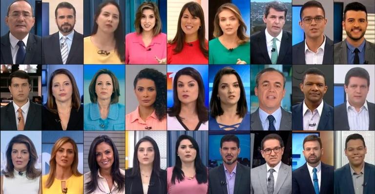 Globo: 50 anos de Jornal Nacional traz repórteres de todo o estado para bancada