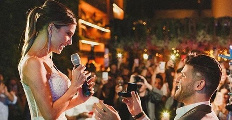 Quase um casamento! Confira detalhes da festa de noivado luxuosa de Flávia Viana e Marcelo Zangrandi