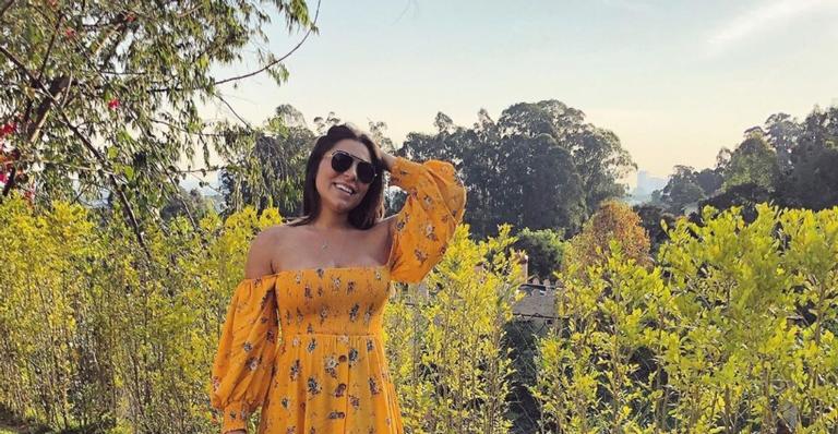 Andressa Ferreira, esposa de Thammy Miranda, exibe barrigão de grávida